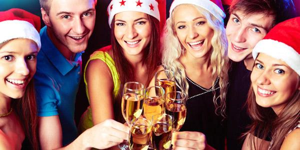 Christmas disco party